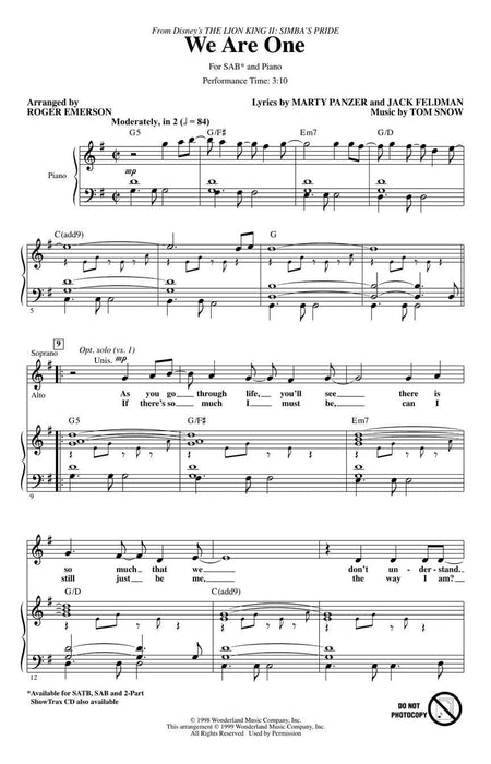 We Are One (from The Lion King II: Simba's Pride) | 小雅音樂 Hsiaoya Music