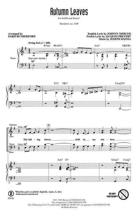 Autumn Leaves | 小雅音樂 Hsiaoya Music