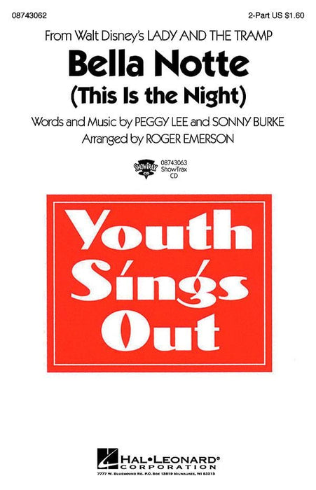 Bella Notte (This Is the Night) (from Lady and the Tramp) 2-Part and Piano 鋼琴 | 小雅音樂 Hsiaoya Music