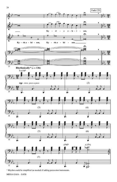 Missa Gaia (Earth Mass) A Mass in Celebration of Mother Earth 彌撒曲 彌撒曲 | 小雅音樂 Hsiaoya Music