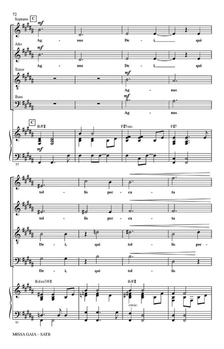 Missa Gaia (Earth Mass) A Mass in Celebration of Mother Earth 彌撒曲 彌撒曲 | 小雅音樂 Hsiaoya Music