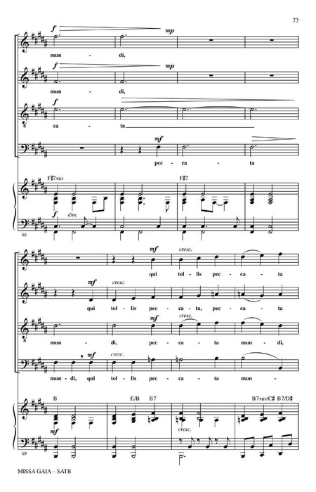 Missa Gaia (Earth Mass) A Mass in Celebration of Mother Earth 彌撒曲 彌撒曲 | 小雅音樂 Hsiaoya Music