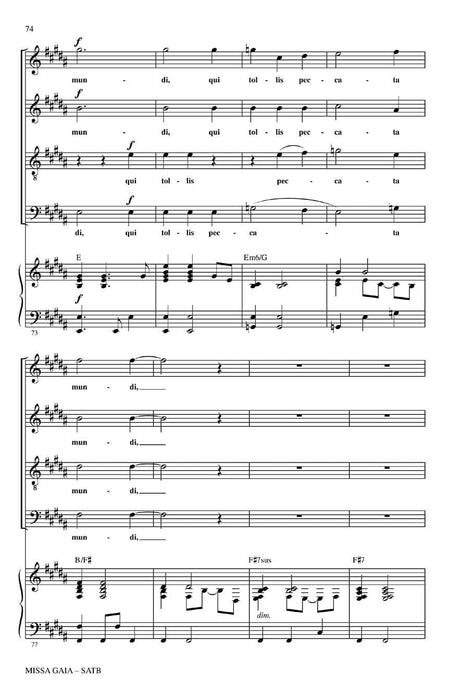 Missa Gaia (Earth Mass) A Mass in Celebration of Mother Earth 彌撒曲 彌撒曲 | 小雅音樂 Hsiaoya Music