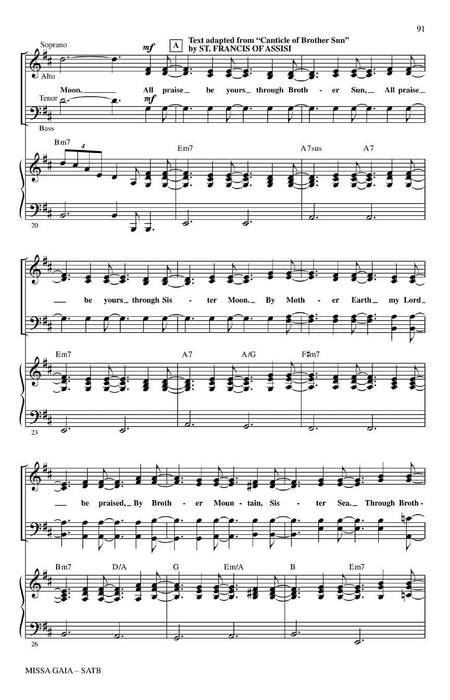 Missa Gaia (Earth Mass) A Mass in Celebration of Mother Earth 彌撒曲 彌撒曲 | 小雅音樂 Hsiaoya Music