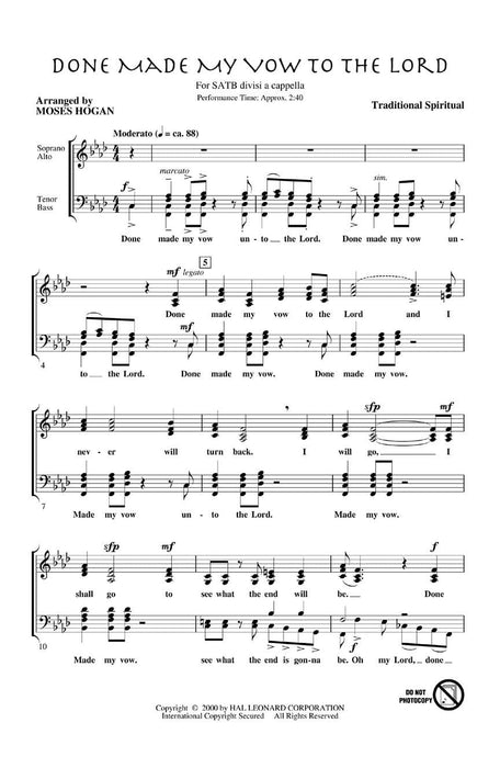 Done Made My Vow to the Lord | 小雅音樂 Hsiaoya Music