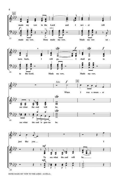 Done Made My Vow to the Lord | 小雅音樂 Hsiaoya Music