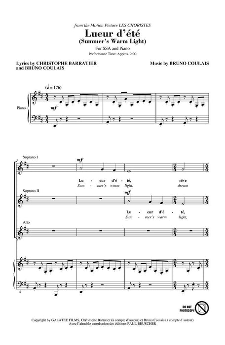 Lueur d'ete (Summer's Warm Light) from Les Choristes (The Chorus) 合唱 | 小雅音樂 Hsiaoya Music
