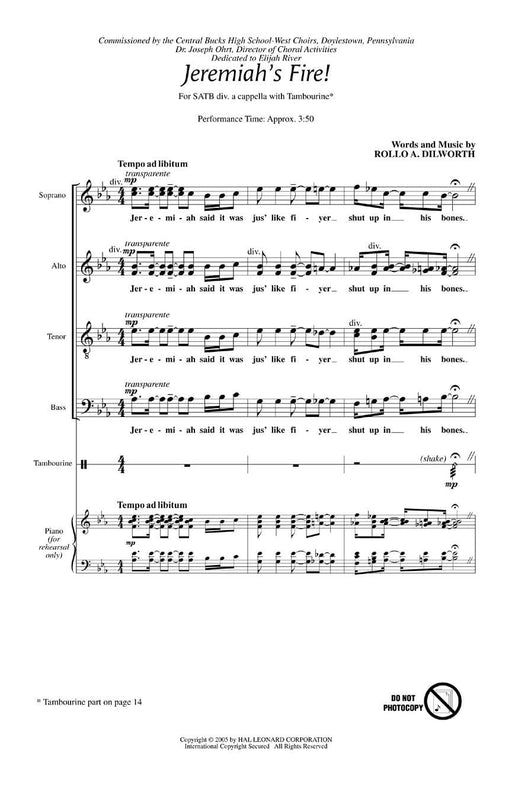 Jeremiah's Fire! | 小雅音樂 Hsiaoya Music