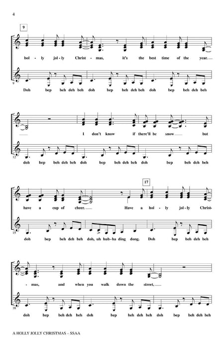 A Holly Jolly Christmas | 小雅音樂 Hsiaoya Music