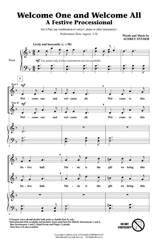 Welcome One and Welcome All - A Festive Processional | 小雅音樂 Hsiaoya Music