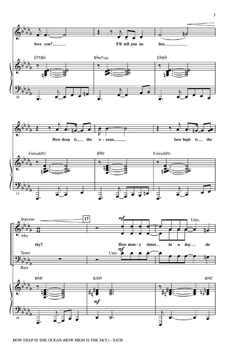 How Deep Is the Ocean (How High Is the Sky?) | 小雅音樂 Hsiaoya Music