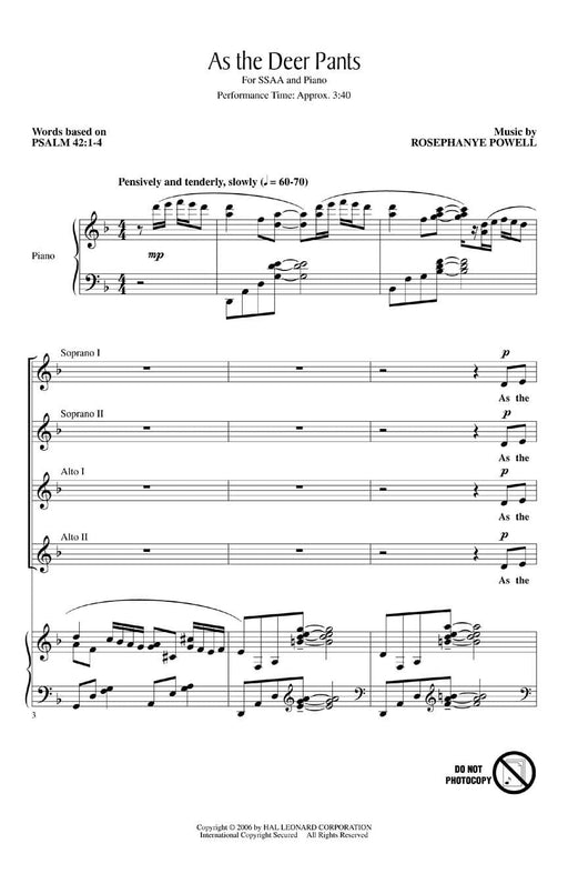 As the Deer Pants | 小雅音樂 Hsiaoya Music