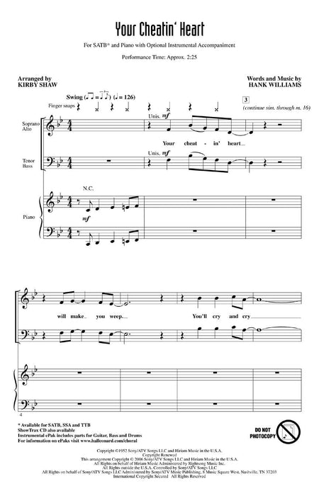 Your Cheatin' Heart | 小雅音樂 Hsiaoya Music