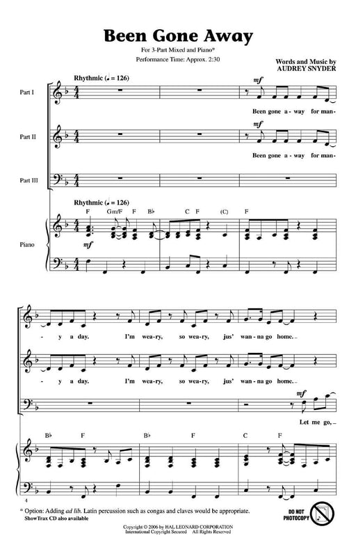 Been Gone Away | 小雅音樂 Hsiaoya Music