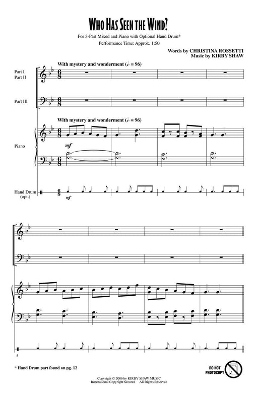 Who Has Seen the Wind? | 小雅音樂 Hsiaoya Music