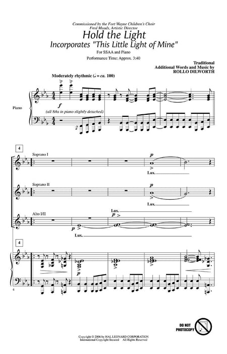 Hold the Light | 小雅音樂 Hsiaoya Music