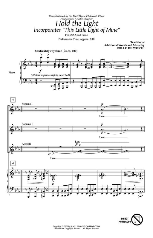 Hold the Light | 小雅音樂 Hsiaoya Music