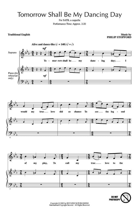 Tomorrow Shall Be My Dancing Day | 小雅音樂 Hsiaoya Music