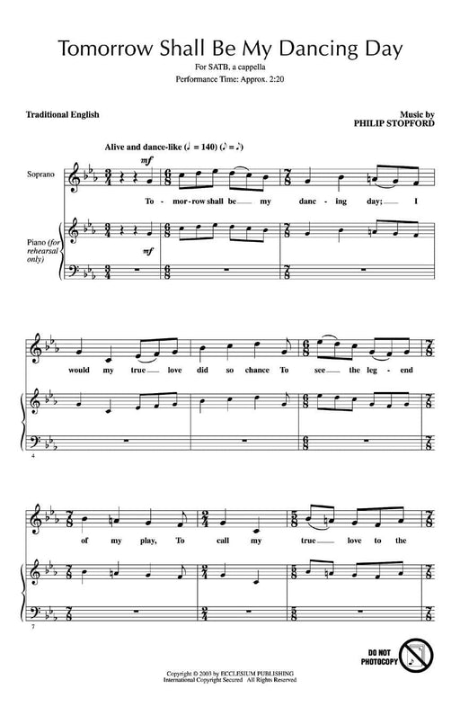 Tomorrow Shall Be My Dancing Day | 小雅音樂 Hsiaoya Music