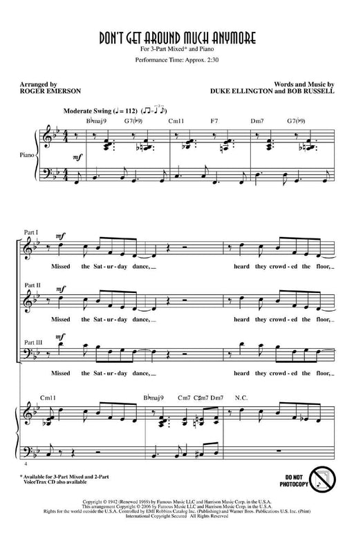 Don't Get Around Much Anymore | 小雅音樂 Hsiaoya Music