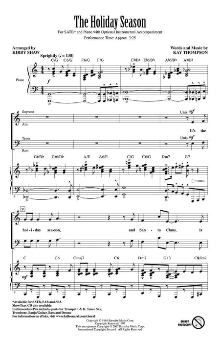 The Holiday Season | 小雅音樂 Hsiaoya Music