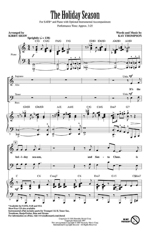 The Holiday Season | 小雅音樂 Hsiaoya Music