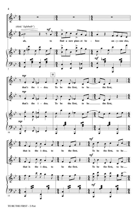 To Be The First (No. 1 from Three Mark Twain Settings) | 小雅音樂 Hsiaoya Music