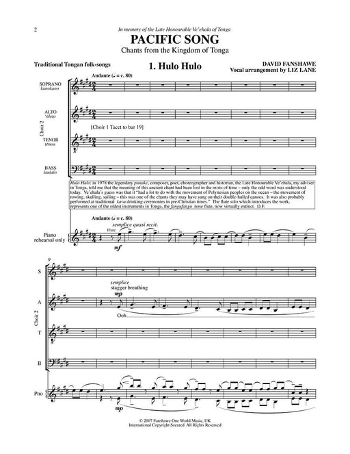 Pacific Song Chants from the Kingdom of Tonga | 小雅音樂 Hsiaoya Music