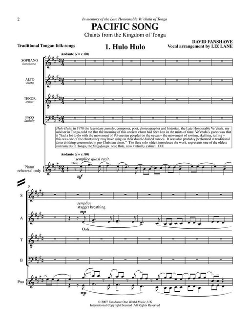 Pacific Song Chants from the Kingdom of Tonga | 小雅音樂 Hsiaoya Music