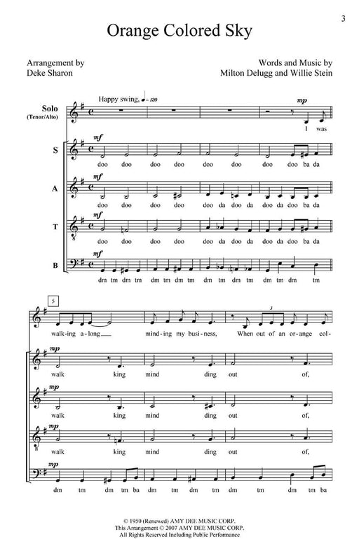 Orange Colored Sky | 小雅音樂 Hsiaoya Music