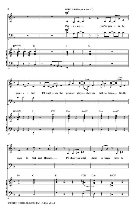 Wicked (Choral Medley) 合唱 組合曲 | 小雅音樂 Hsiaoya Music