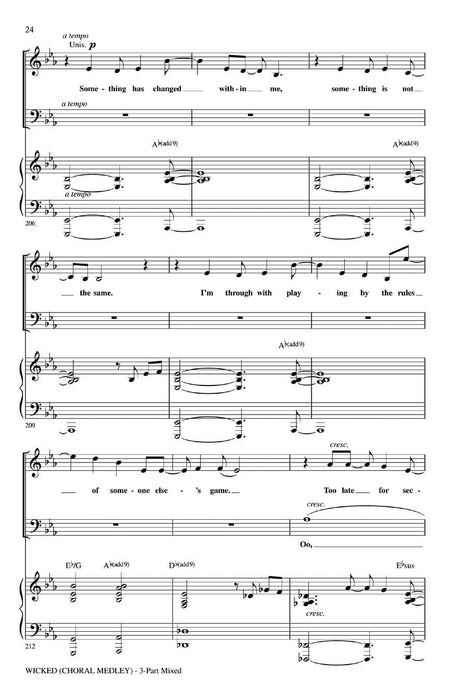 Wicked (Choral Medley) 合唱 組合曲 | 小雅音樂 Hsiaoya Music