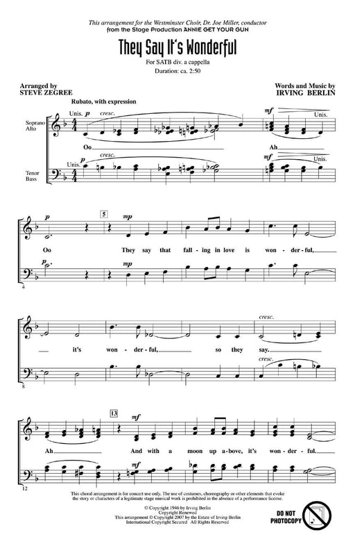 They Say It's Wonderful (from Annie Get Your Gun) | 小雅音樂 Hsiaoya Music