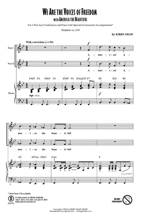 We Are the Voices of Freedom (with America the Beautiful) | 小雅音樂 Hsiaoya Music