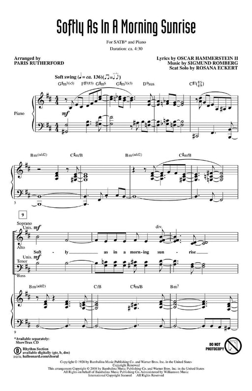 Softly as in a Morning Sunrise | 小雅音樂 Hsiaoya Music