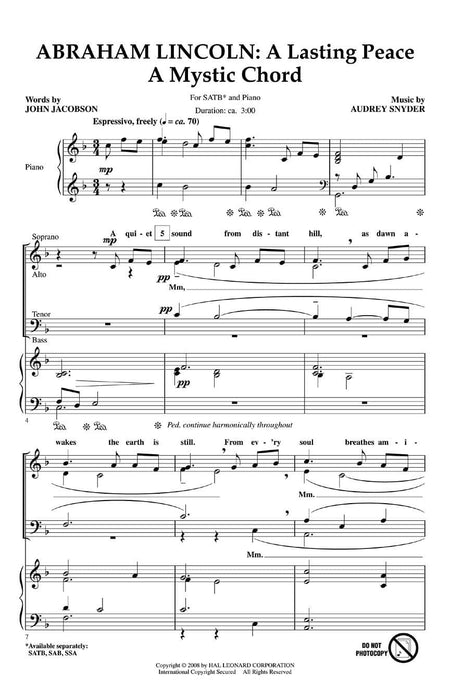 Abraham Lincoln: A Lasting Peace | 小雅音樂 Hsiaoya Music