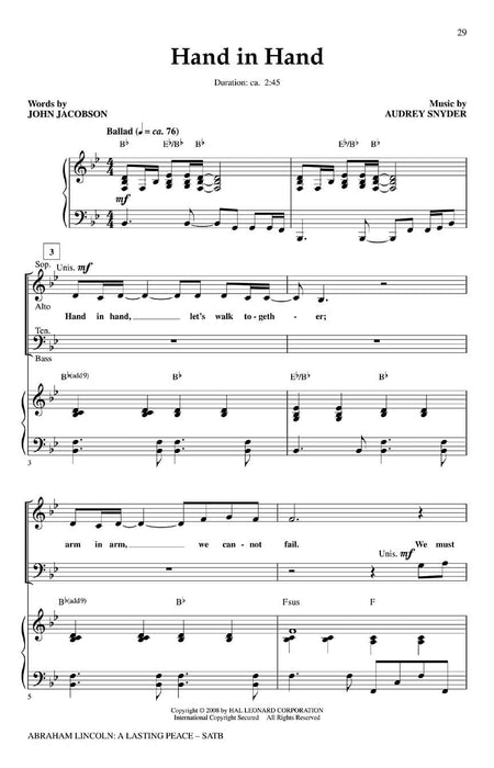 Abraham Lincoln: A Lasting Peace | 小雅音樂 Hsiaoya Music