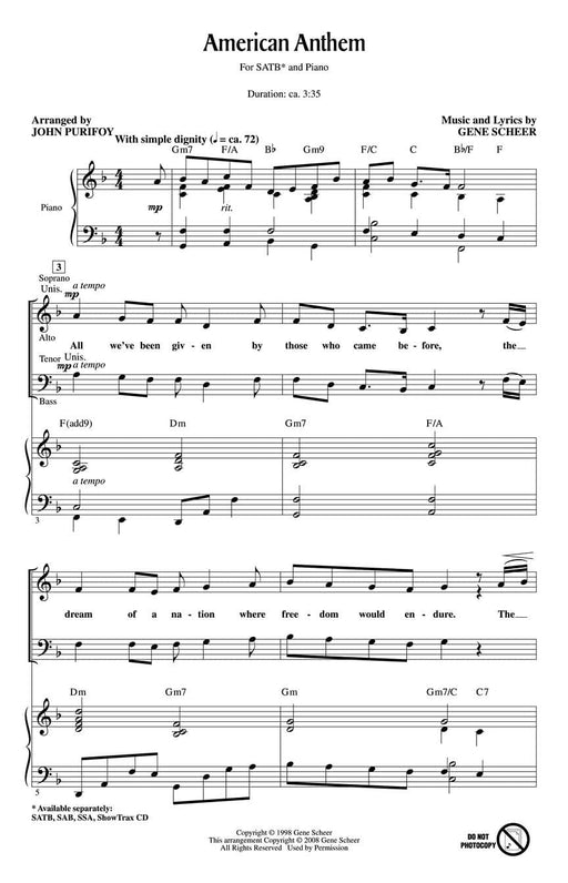 American Anthem (from The War) 頌歌 | 小雅音樂 Hsiaoya Music