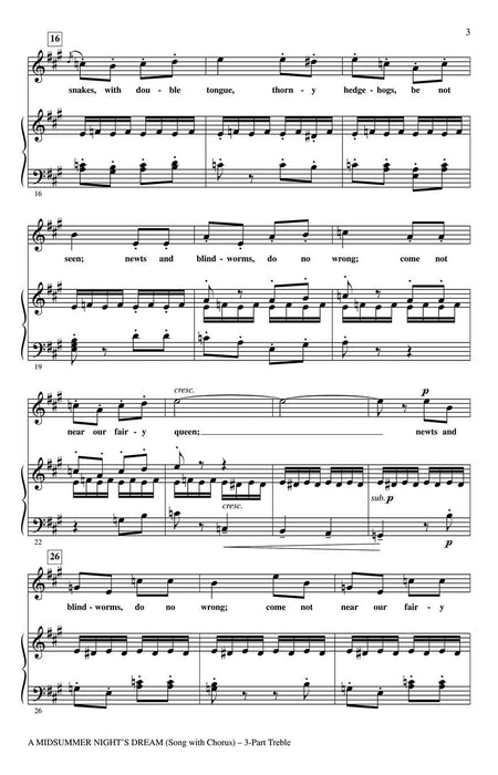 A Midsummer Night's Dream - Song with Chorus 仲夏夜之夢 合唱 | 小雅音樂 Hsiaoya Music