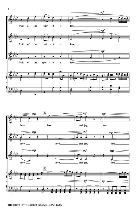 The Fruit of the Spirit Is Love | 小雅音樂 Hsiaoya Music