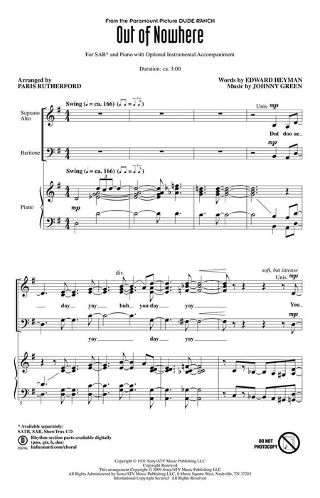 Out of Nowhere | 小雅音樂 Hsiaoya Music