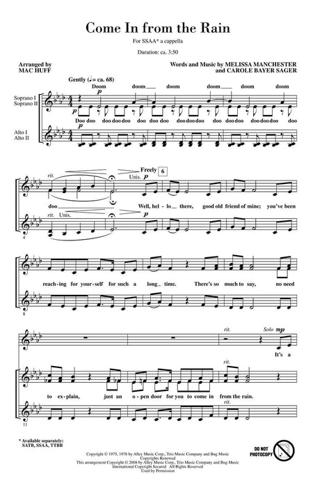 Come in from the Rain | 小雅音樂 Hsiaoya Music