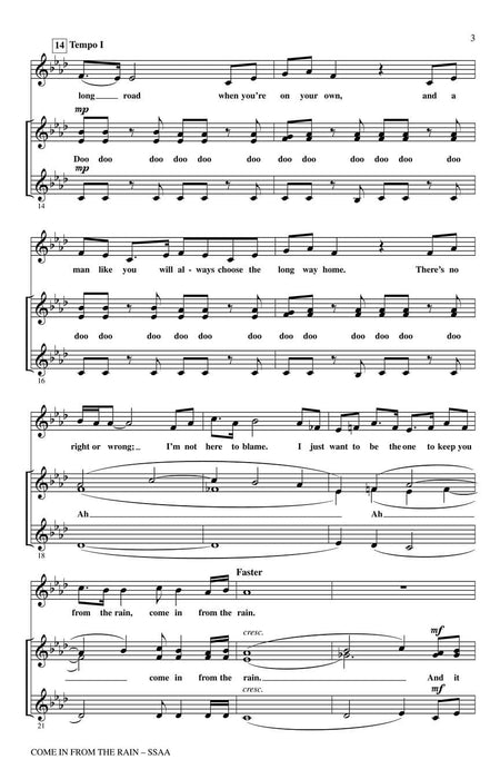 Come in from the Rain | 小雅音樂 Hsiaoya Music