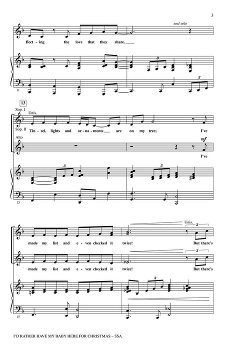 I'd Rather Have My Baby Here for Christmas | 小雅音樂 Hsiaoya Music