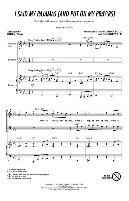 I Said My Pajamas (And Put On My Pray'rs) | 小雅音樂 Hsiaoya Music