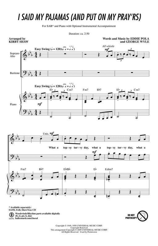 I Said My Pajamas (And Put On My Pray'rs) | 小雅音樂 Hsiaoya Music