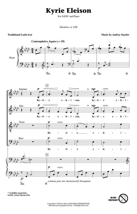 Kyrie Eleison | 小雅音樂 Hsiaoya Music