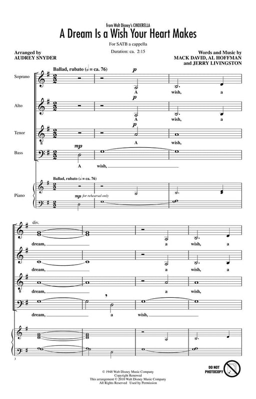 A Dream Is a Wish Your Heart Makes (from Disney's Cinderella) 灰姑娘 | 小雅音樂 Hsiaoya Music