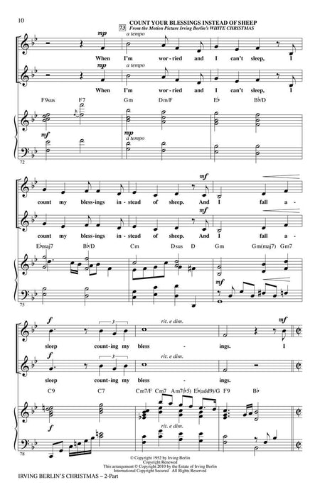 Irving Berlin's Christmas (Medley) 組合曲 | 小雅音樂 Hsiaoya Music