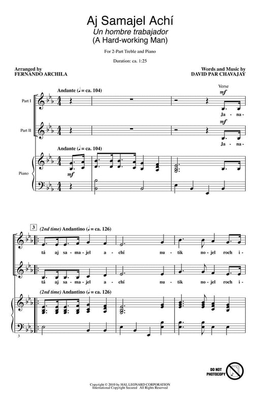 Aj Samajel Achí (Un hombre trabajador - A Hard-Working Man) | 小雅音樂 Hsiaoya Music